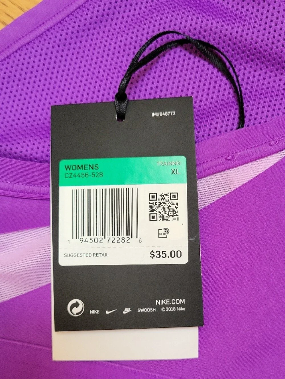 Nike NWT Purple Sports Bra